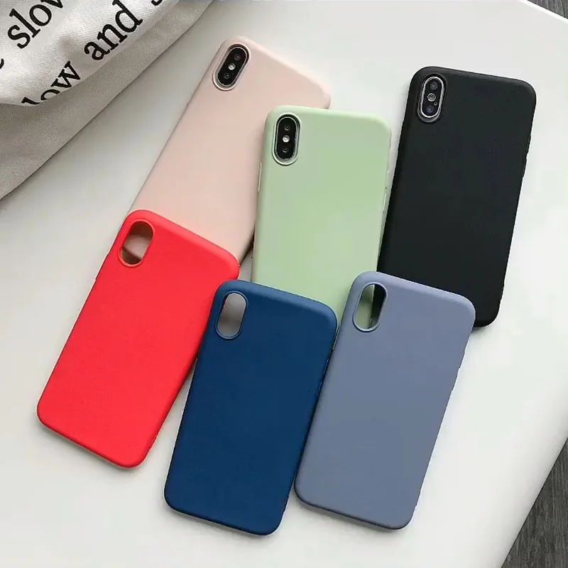 Роскошный Мягкий ТПУ силиконовый чехол для телефона для iPhone 11 Pro XS Max XR X 10 iPhone 8 7 Plus iPhone 6S 6 S 6Plus