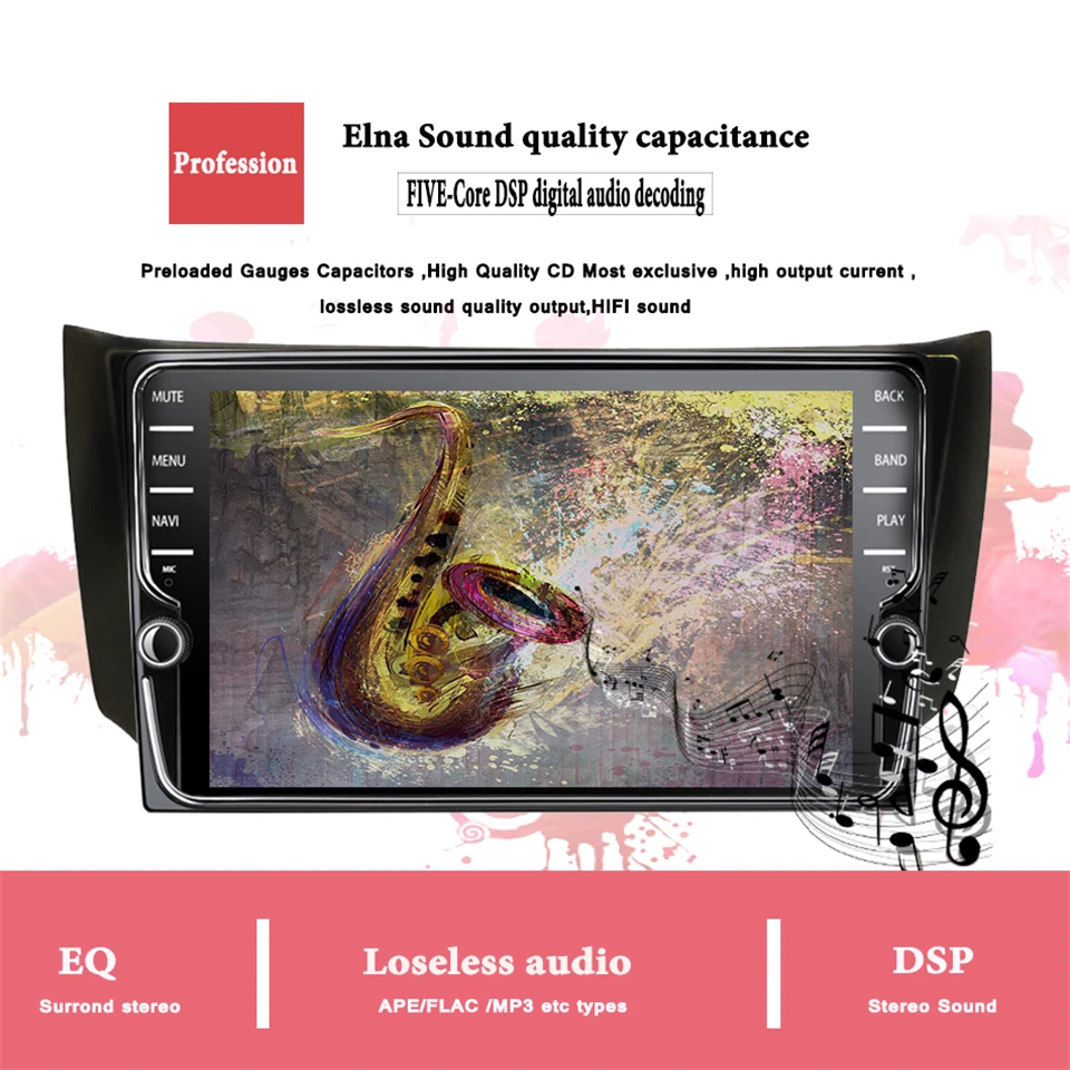 Clearance 9 inch Android 9.1 Car Radio GPS Navigation Multimedia Stereo DVD Player for Nissan Sylphy 2016 2017 2018 2019 Tape Recorder 7