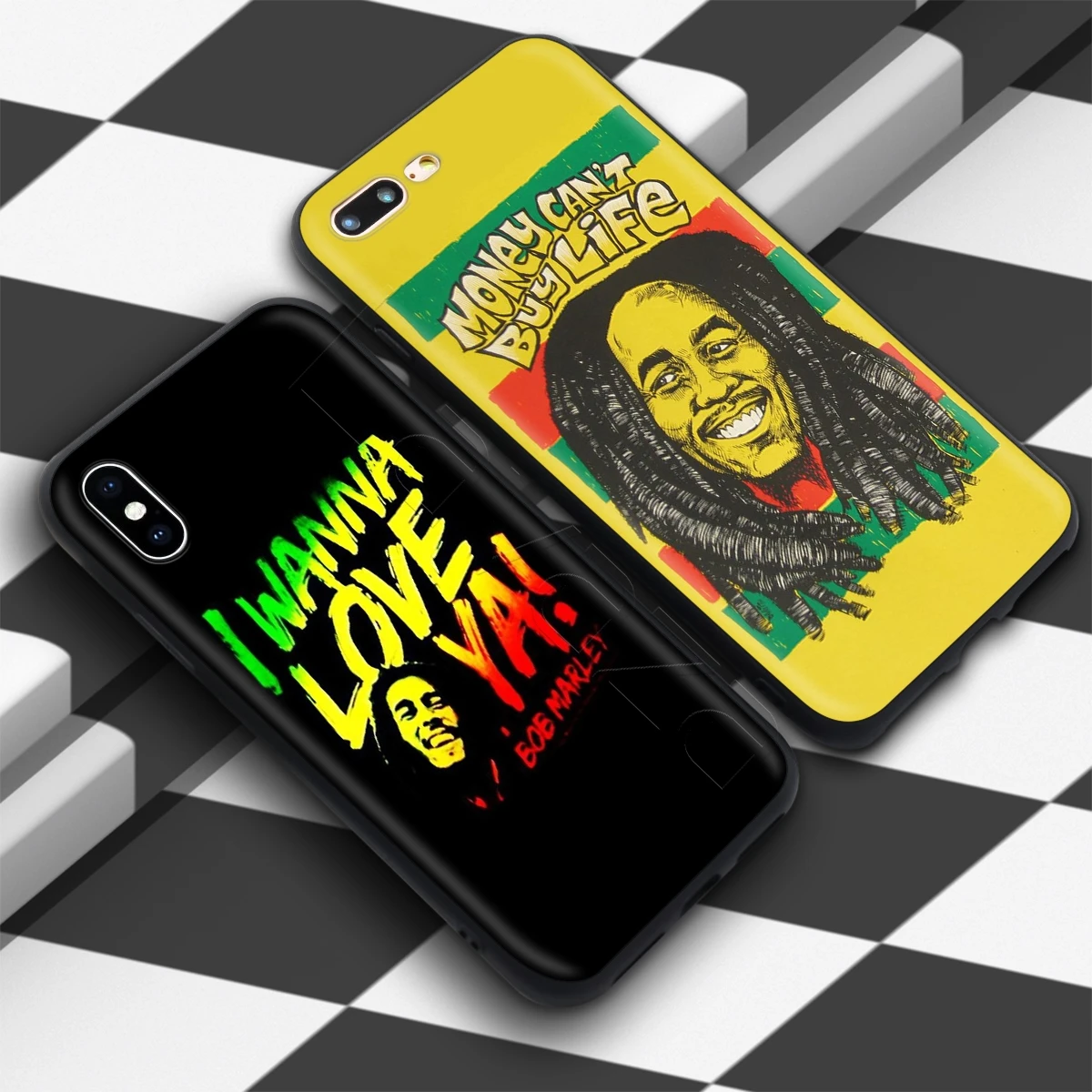 Чехол Lavaza Bob Marley для iPhone 11 Pro XS Max XR X 8 7 6 6S Plus 5 5S se