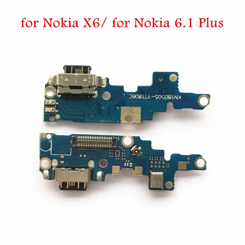 

for Nokia X6/ for Nokia 6.1 Plus USB Charger Connector Flex Cable USB Charging Dock PCB Board Flex Cable Repair Spare Parts