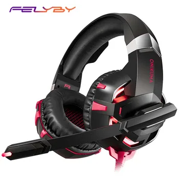 

FELYBY K2-A Wired Headphone headphones Gaming Headset with line microphone subwoofer headphones for phone
