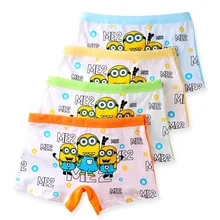 4 шт./лот Боксеры Нижнее белье для мальчика хлопковая Высококачественная модельная одежда Трусики с рисунками для детей детское нижнее белье трусы