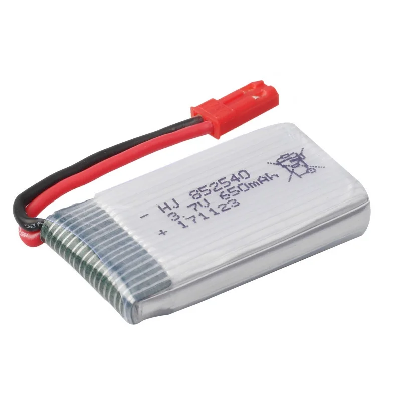 Высокая скорость 3 7 V 650mAH 25c для FY550 HJ818 HJ819 HD1315 K891 Квадрокоптер Lipo батарея 852540 JST