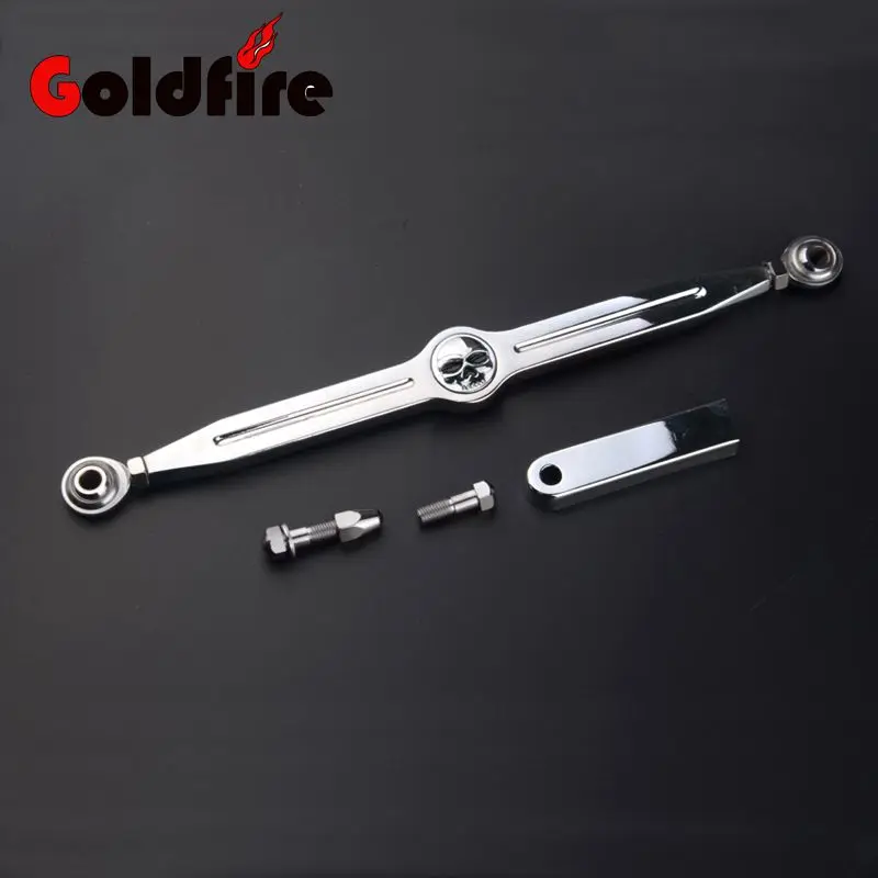 Chrome Motorcycle Shift Linkage Touring Bike Shifter Lever Rod for