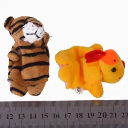 12 шт. Зодиак Животные-марионетки на пальцы набор игрушек