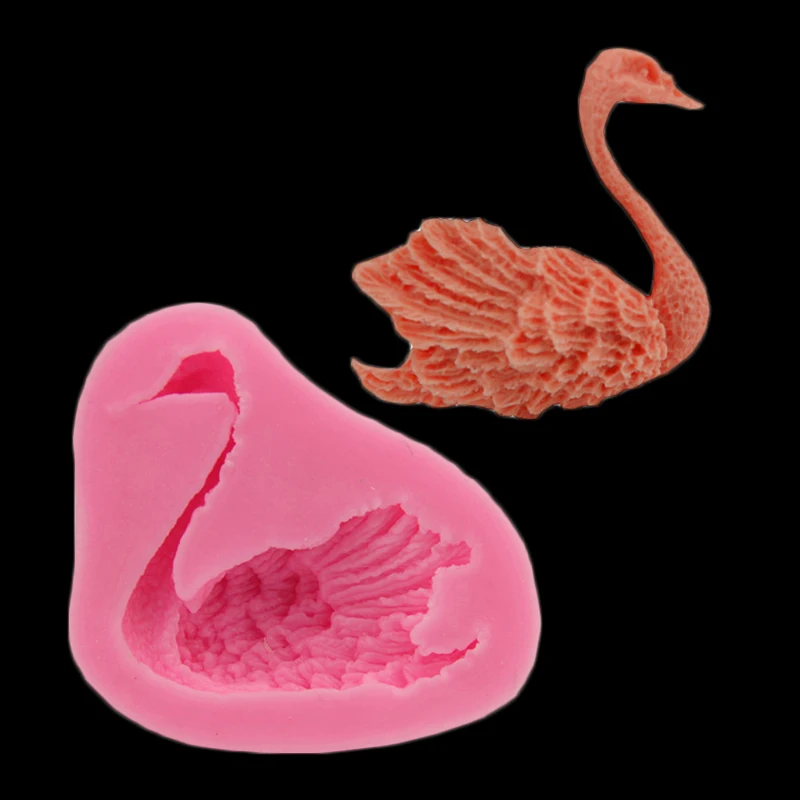 

3d Swan Cake Silicone Mold Fudge Wedding Cake Decorating Tool Silicone Soap Mold West Point Diy Baking Kitchen Accessories