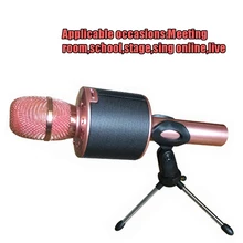 Adjustable Desktop Microphones Holder With Tops Clamp For Singing Mini Portable Mic Stand Microphone Tripod Bracket Zinc Alloy