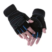 Спортивные перчатки для тяжелого веса, спортивные перчатки для тяжелой атлетики и фитнеса, мужские и женские дышащие нескользящие перчатки для запястья