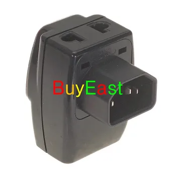 

2 X Universal to IEC320 C14 Electrical Plug Adapter 3 Way Outlet Multi Receptacle Plug