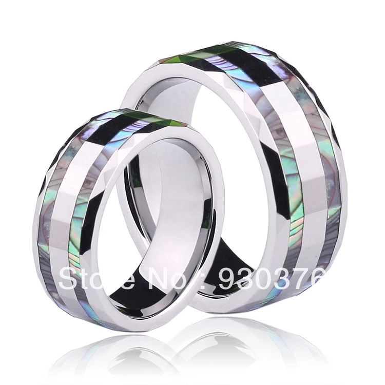 

Free Shipping and Free Engrave Super Deal Size 4-12.5 Bohemian exaggerated Tungsten Ring Woman Man's wedding Rings Couple Rings
