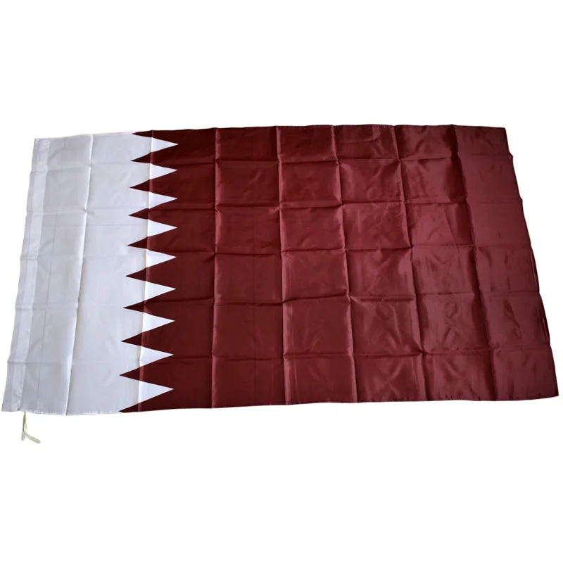 Free-Shipping-Qatar-Flag-NEW-90x150cm-100-Polyester-3x5ft-Flag-of-Qatar