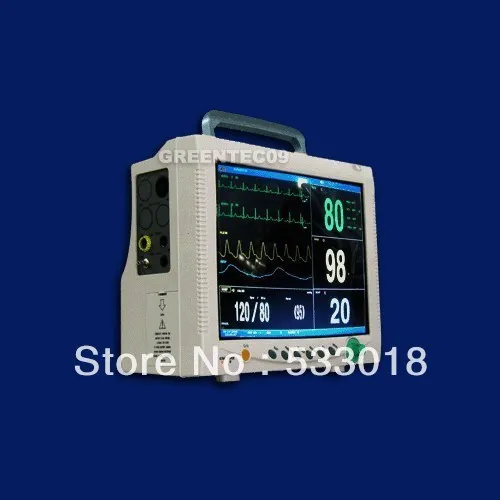 EMS Free ShippingCE FDA Certified Multi Parameter Patient Monitor Printer Three Years Warranty