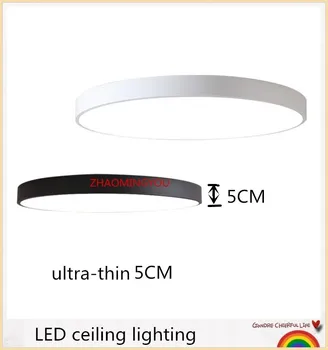 

12W 18W 24W 36W 48W led ceiling lights 5cm ultra thin surface mounted round ceiling lamp fixtures avize luminaria