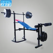 Eightlifting кровать многофункциональный складной приседания скамейка кадров фитнес-штанги гантели стул бытовой в помещении комплект