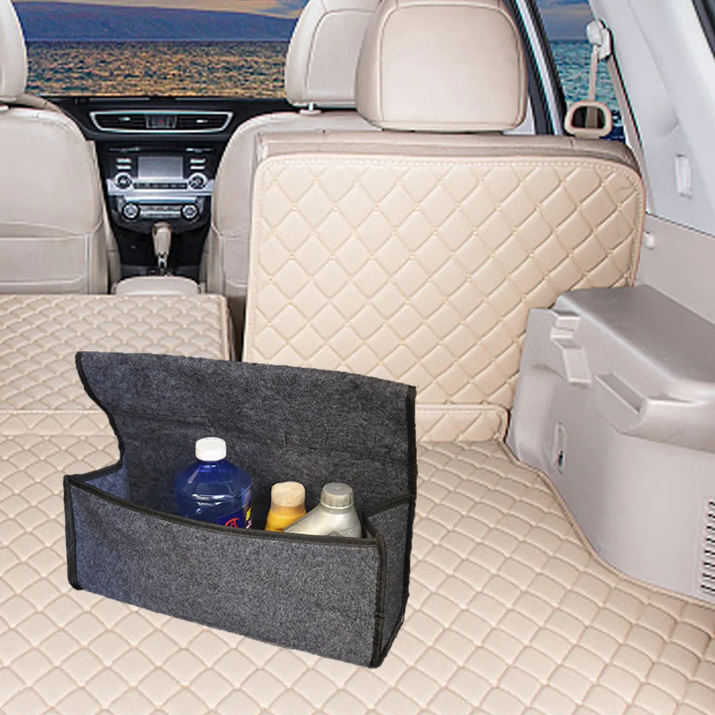 

Trunk Organizer Foldable Car Auto Storage Bag Collapsible Cargo Box Container car storage bag