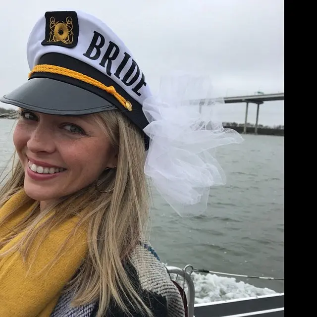 custom nautical wedding Bride Groom 