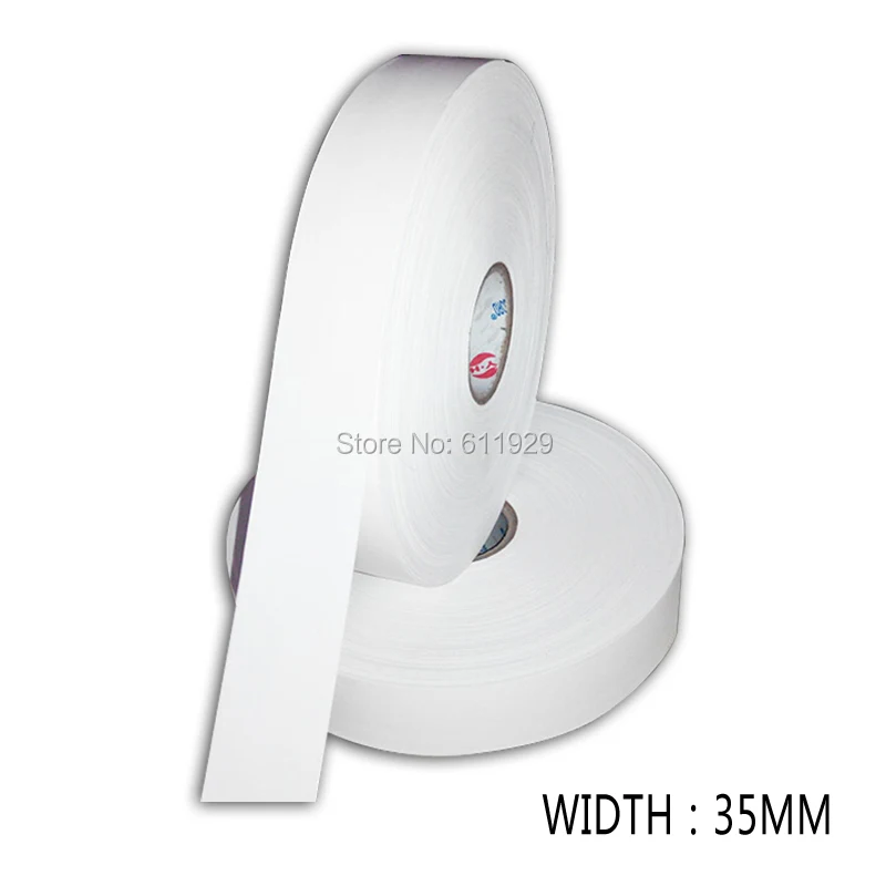 wholesales width 35mm blank white nylon care label non woven fabrics/custom clothing care labels ...