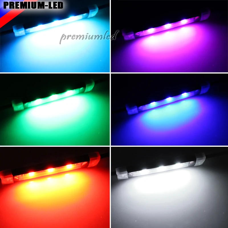 Универсальный 42 LED RGB многоцветный светодиодный моторный отсек или под