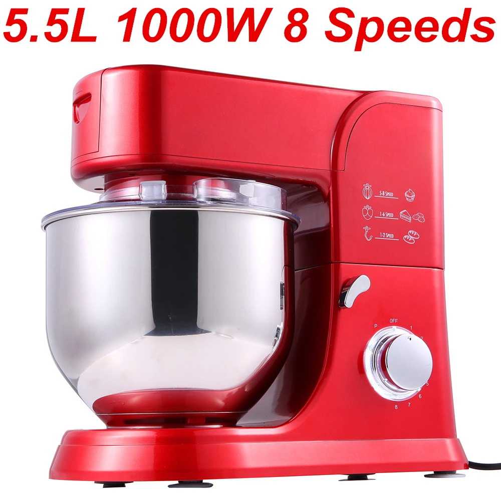 5 5l 電気シェフホームキッチン調理食品スタンドミキサー ケーキ生地パンミキサー機 1000 ワット 2 V Bread Mixer Machine Mixer Machinestand Mixer Aliexpress