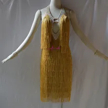 Высококачественная бахрома! KAKA-L1516, Женская Одежда для танцев, девушки бахрома латинское платье, сальса платье Танго, Самба Румба Чача платье, женское платье