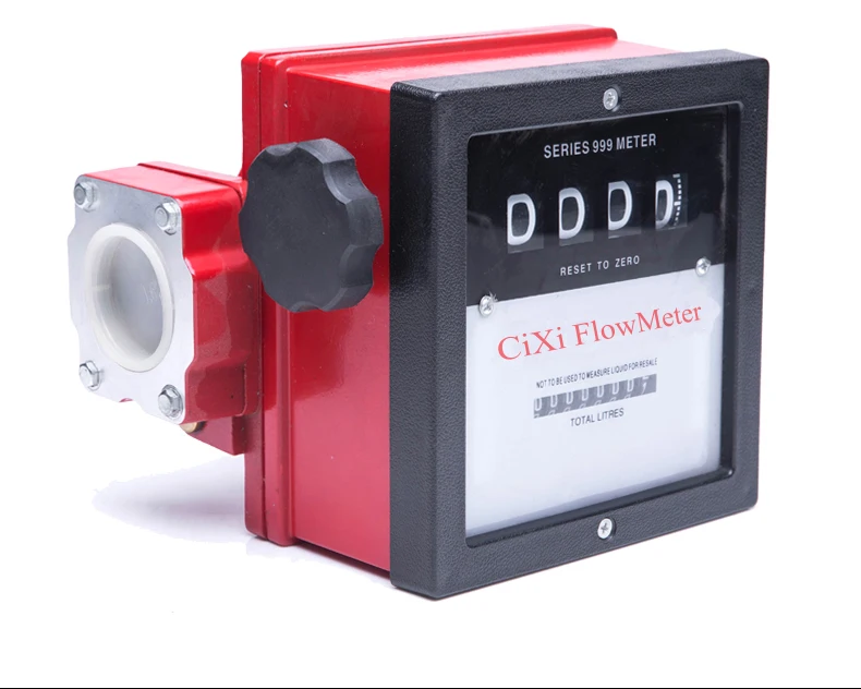 

40~110 L/min Flow Range 1.5'' Inch Thread Connection Aluminium Alloy Material Flow Meter Fuel