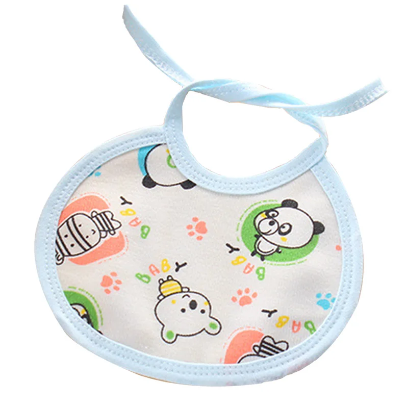 10 шт./компл. Чистый хлопок матовый детский нагрудник цвет случайный Чистый хлопок младенческой Новый нагрудник детский слюнявчик полотенце