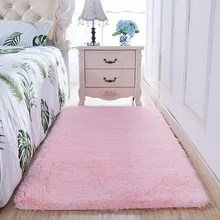 16 Размер плюшевый лохматый ковёр для гостиной спальни дети играть мягкий небольшой ворсистый ковер Нескользящие двери пол коврики предметы домашнего обихода
