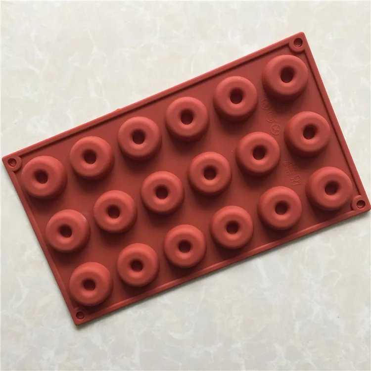 18 силиконовых форм пончики домашняя форма для запеченных закусок|silicone mold|molde