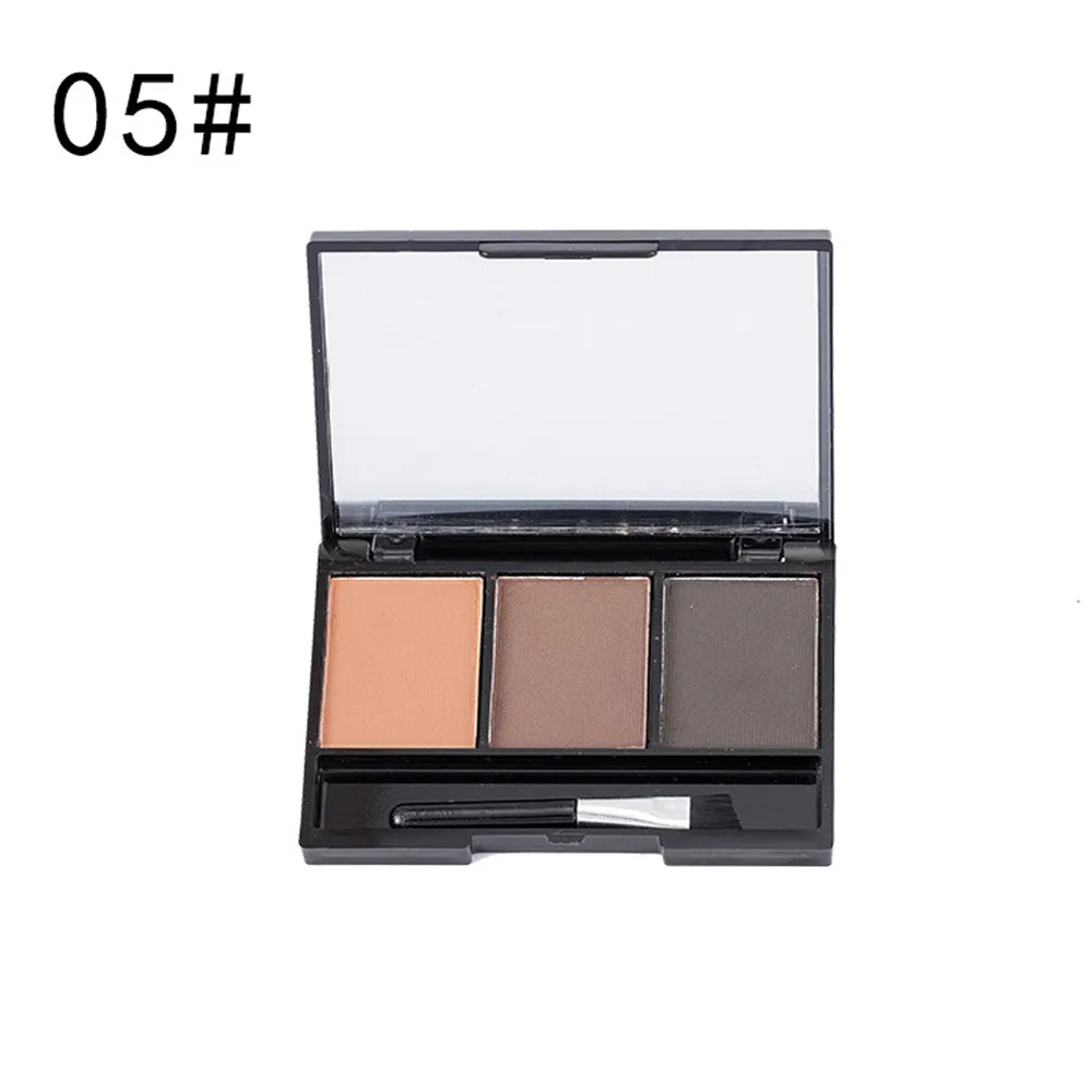 

Eyebrow Powder Eye Brow Palette Cosmetic Makeup Shading Kit With Brush Mirrornatural and charming5.8