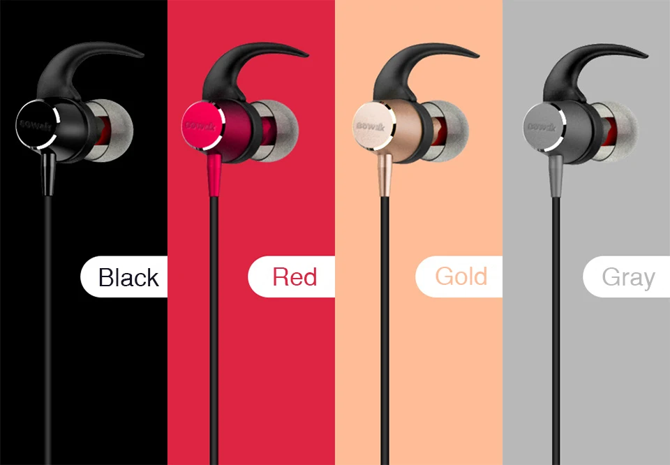 Magnetic switch sports headphones wireless Bluetooth earphones sweatproof running headset gamer earbuds with MIC for iphone 7 (14)