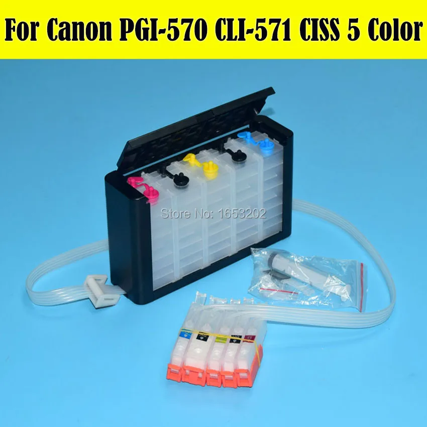 1 компл. СНПЧ для Canon PGI-570 CLI-571 СНПЧ для Canon MG5750 MG5751 MG5752 MG5753 MG6850 MG6851 MG6852 принтер с ARC чип