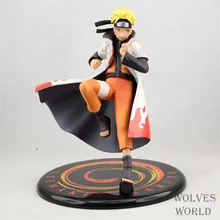 WVW 18CM Hot Sale Anime Heroes Naruto Uzumaki Naruto Model PVC Toy Action Figure Decoration For Collection Gift Free shipping