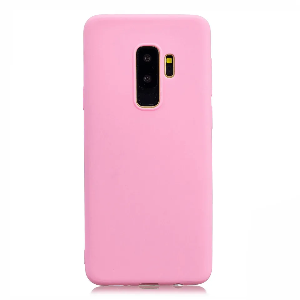 Candy Macaron Color Case For Samsung S6 S7 Edge S8 S9 plus 06