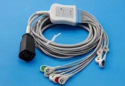 Zoll 1 шаг совместимый терпеливый кабель EKG для серии E и дефибриллятор серии M, 15 штырей, 10 привязывает