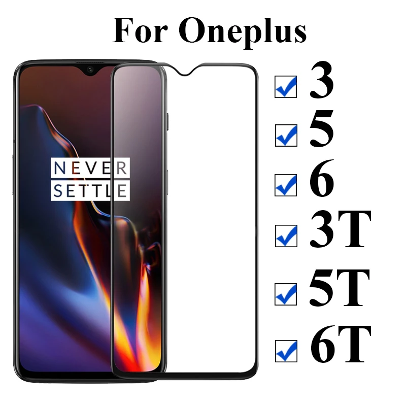 Защитное стекло для Oneplus 6 7 защита экрана One Plus 5 3 t 5t 6T закаленное 1 Cam Three|Защитные