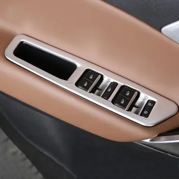 

For Geely Atlas 2016 2017 2018 ABS Plastic Chrome Accessories Door Window glass Lift Control Switch Panel Cover Trim Car Styling