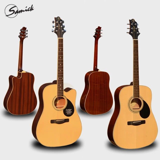 The SF official authorization Korea Samick SAMICK GD-100S / 101S Veneer Acoustic  Guitar | AliExpress