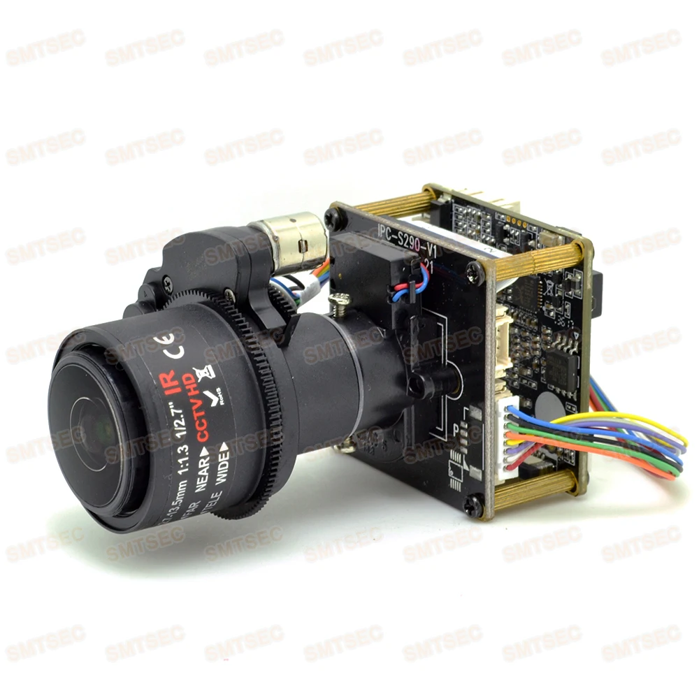 Motorized 5x Zoom Lens WDR 2MP IP Camera Module Panasonic 34229 Hi3516A