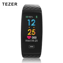 Tezer R17 font b Smart b font Bracelet Waterproof ECG Real time Minitor Dynamic Heart Rate