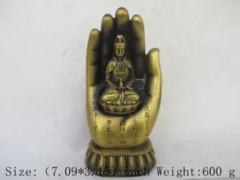

wedding decoration 18.cm * /Tibetan Buddhism brass hand in China.Goddess guanyin