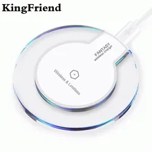Qi Беспроводное зарядное устройство KingFriend, зарядное устройство для телефона, беспроводное быстрое зарядное устройство для iphone XS MAX XR samsung xiaomi huawei