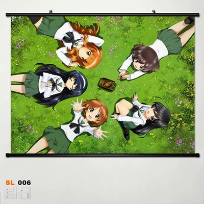 Japanese Anime Home Decor Poster Wall Scroll GIRLS und PANZER Nishizumi Miho SL006 60 45 | Дом и сад