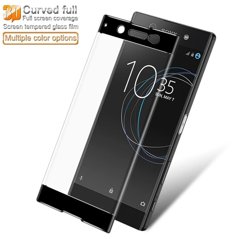 Imak For Sony Xperia Xa1 Ultra 3d Curved Full Size Tempered Glass Protector Film Cover For Sony Xperia X A1 Ultra Protector Film Tempered Glass Protectorglass Protector Aliexpress