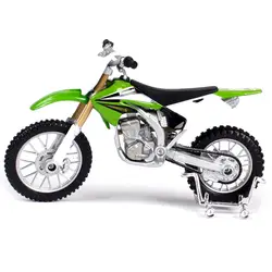 Maisto 1:18 зеленый Летающий мотоцикл литья под давлением для kawasaki KX 250F Прохладный мотоцикл литья под давлением как подарок модель мотоцикла