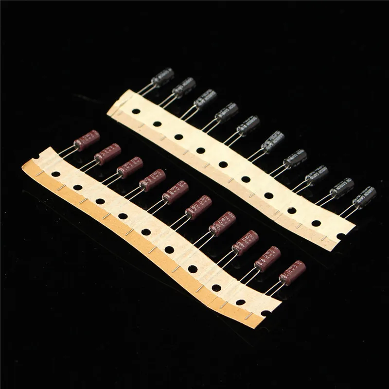 Электролитический конденсатор с радиальными выводами 15 значений 120 шт. 50 мкФ 2200