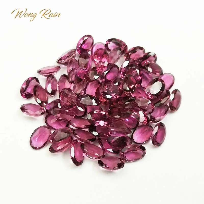 Wong Rain Top Quality 1 PCS Natural 3 * 5 MM Oval Cut Rubellite Loose Gemstone DIY Stones Decoration Jewelry Wholesale Lots Bulk Wong Rain Top Quality 1 PCS Natural 3 * 5 MM Oval Cut Rubellite Loose Gemstone DIY Stones Decoration Jewelry Wholesale Lots Bulk