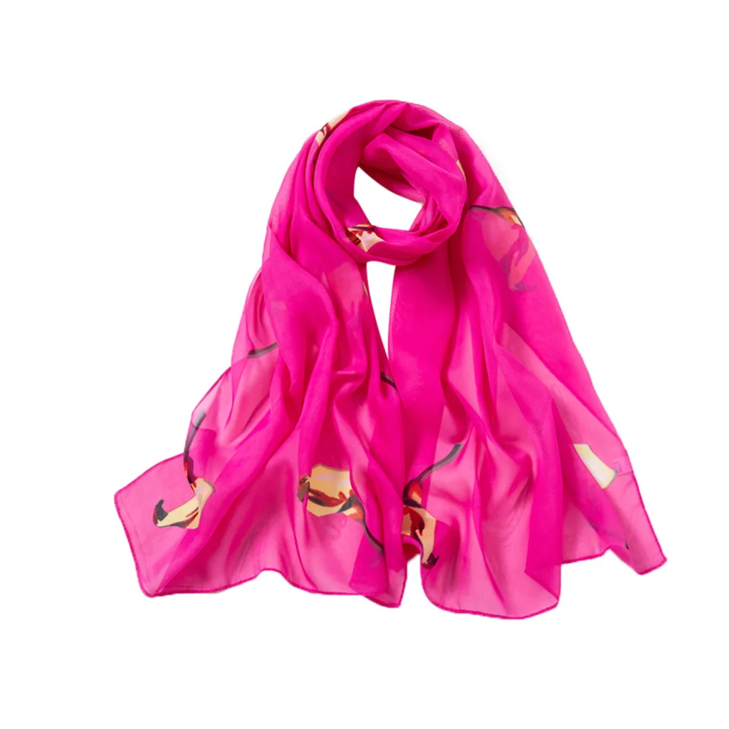 Новейшая мода, женские шали с принтом птиц, Длинный мягкий шарф, Дамская шаль, мягкие шарфы, фантастический шейный платок, обертка s Echarpe