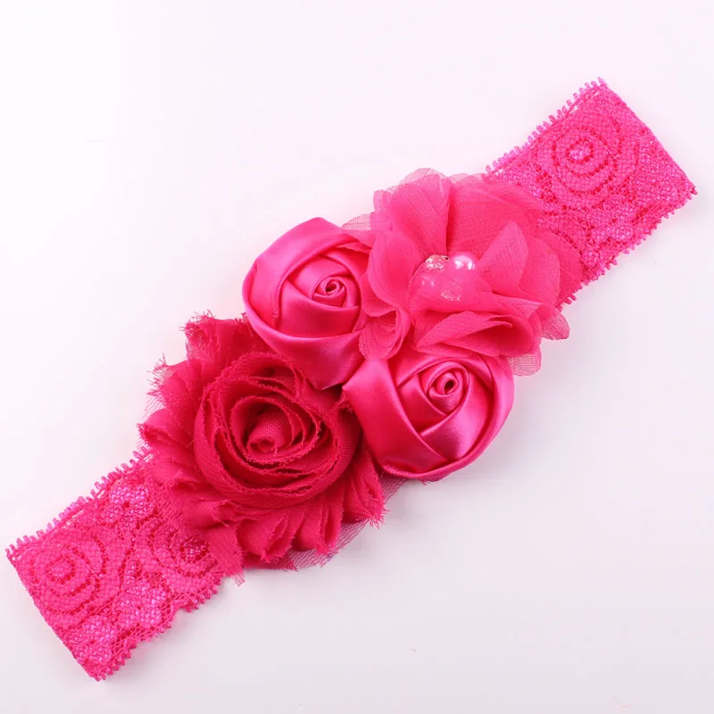 Lace Baby Flower Headband Lace Baby Flower Headband