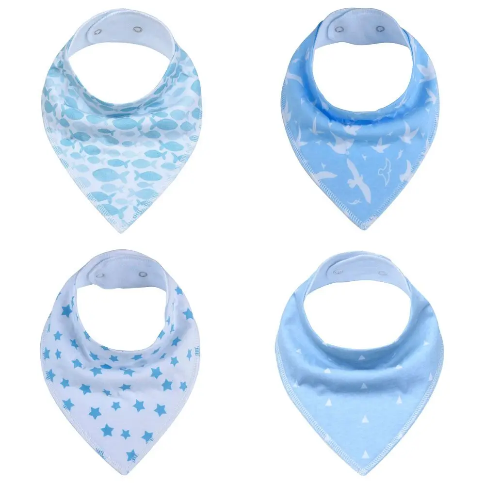 Мягкие нагрудники для новорожденных 100% хлопок 4 шт./лот|bibs burp|baby bandana bibsbandana bibs |