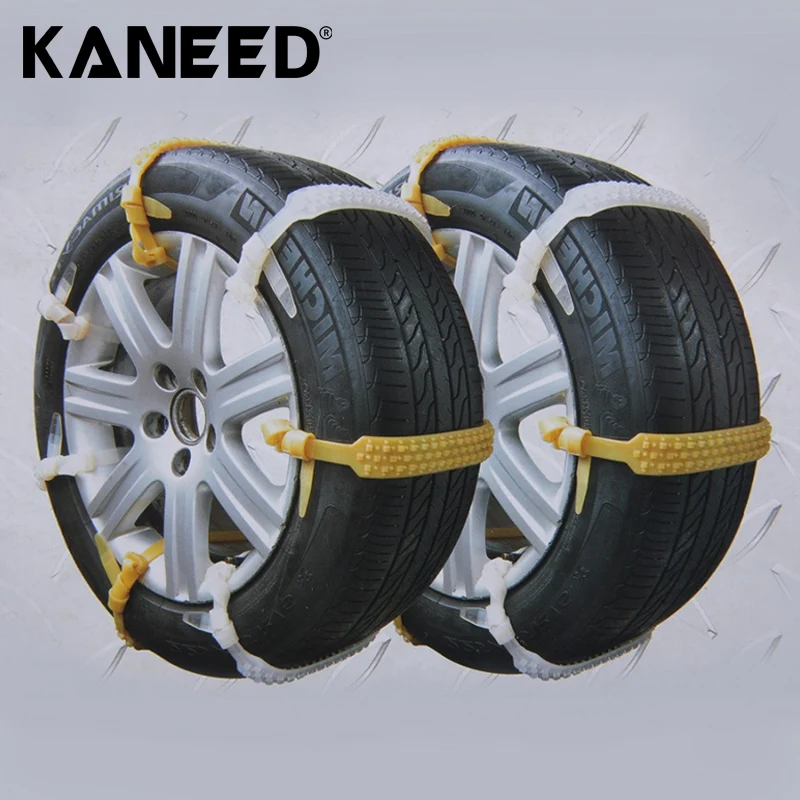 10pcs/set Car Tire Snow Chains Beef Tendon Van Wheel Universal Tyre Antiskid Tpu Snow Chains